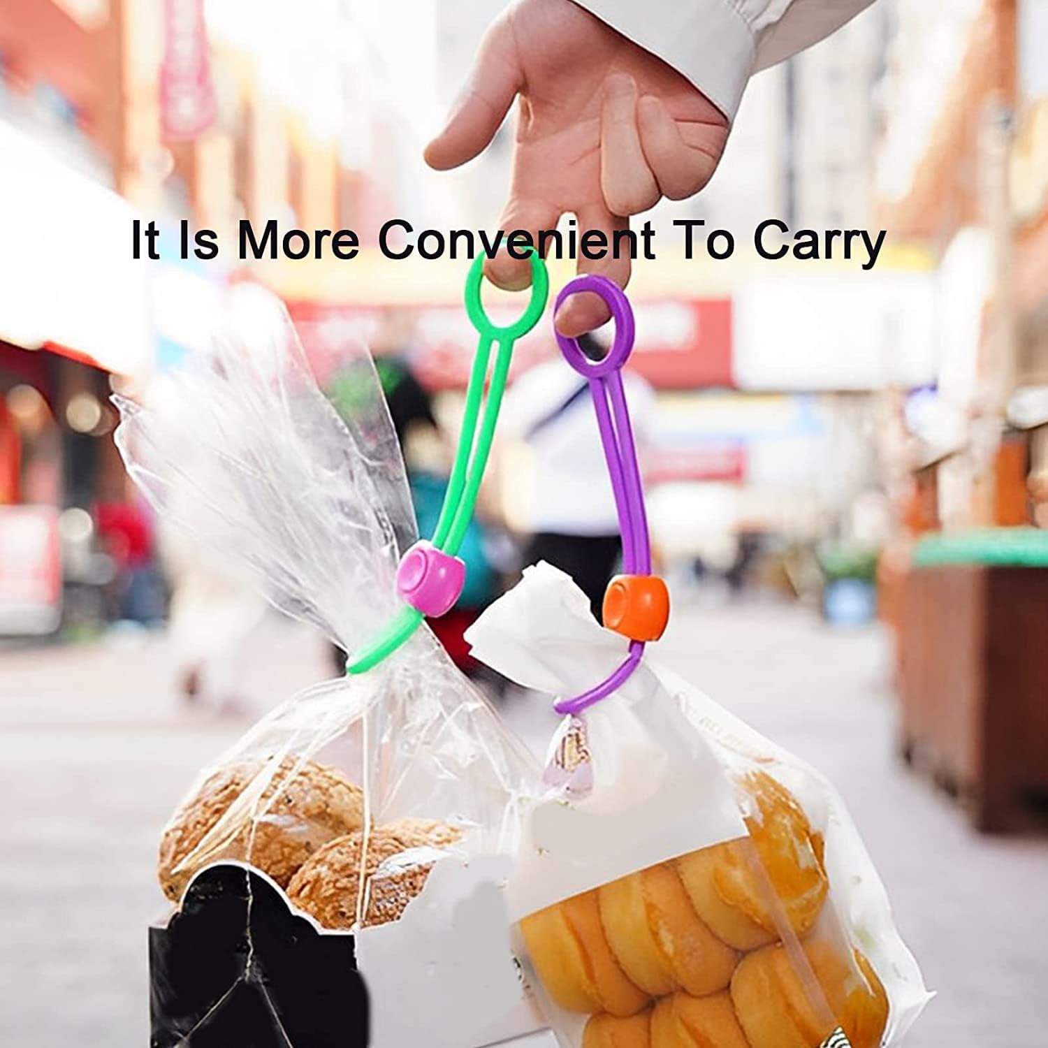 17570 Bag Clips Food Clips Multi-purpose Sealer Reusable Cable Ties Cord Organizer Bag Clips Food Clips For Home Kitchen Office (1 Pc) - Shop Gharse