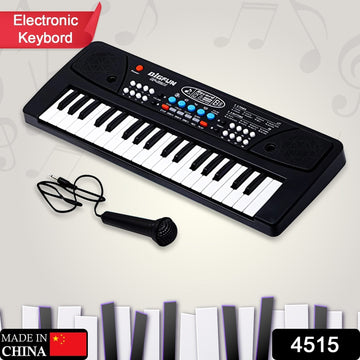 4515 Piano Musical Keyboard With Mic 37 Music Key Keyboard For Kids Toy - Shop Gharse