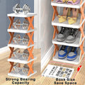 9097 Smart Shoe Rack With 6 Layer Shoes Stand Multifunctional Entryway Foldable  Collapsible Door Shoe Rack Free Standing Heavy Duty Plastic Shoe Shelf Storage Organizer Narrow Footwear Home - Shop Gharse