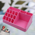 Makeup Organiser Cosmetic Makeup Lipstick Storage Box With Drawer Plastic Case Holder Skin Care Products (1 Pc) - Shop Gharse