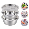 2601 3 In 1 Kitchen Multipurpose Julienne Grater Salad Maker - Shop Gharse