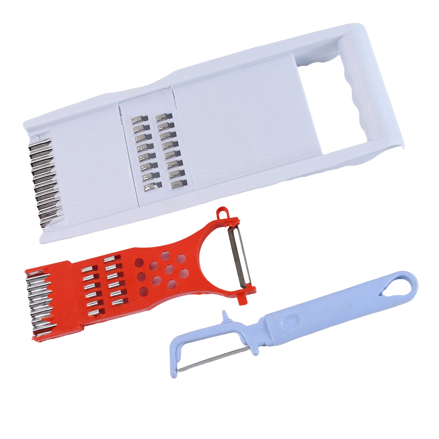 3 In 1 Kitchen Set Grater Base Slicing Attachment And Peeler (3 Pcs Set) - Shop Gharse