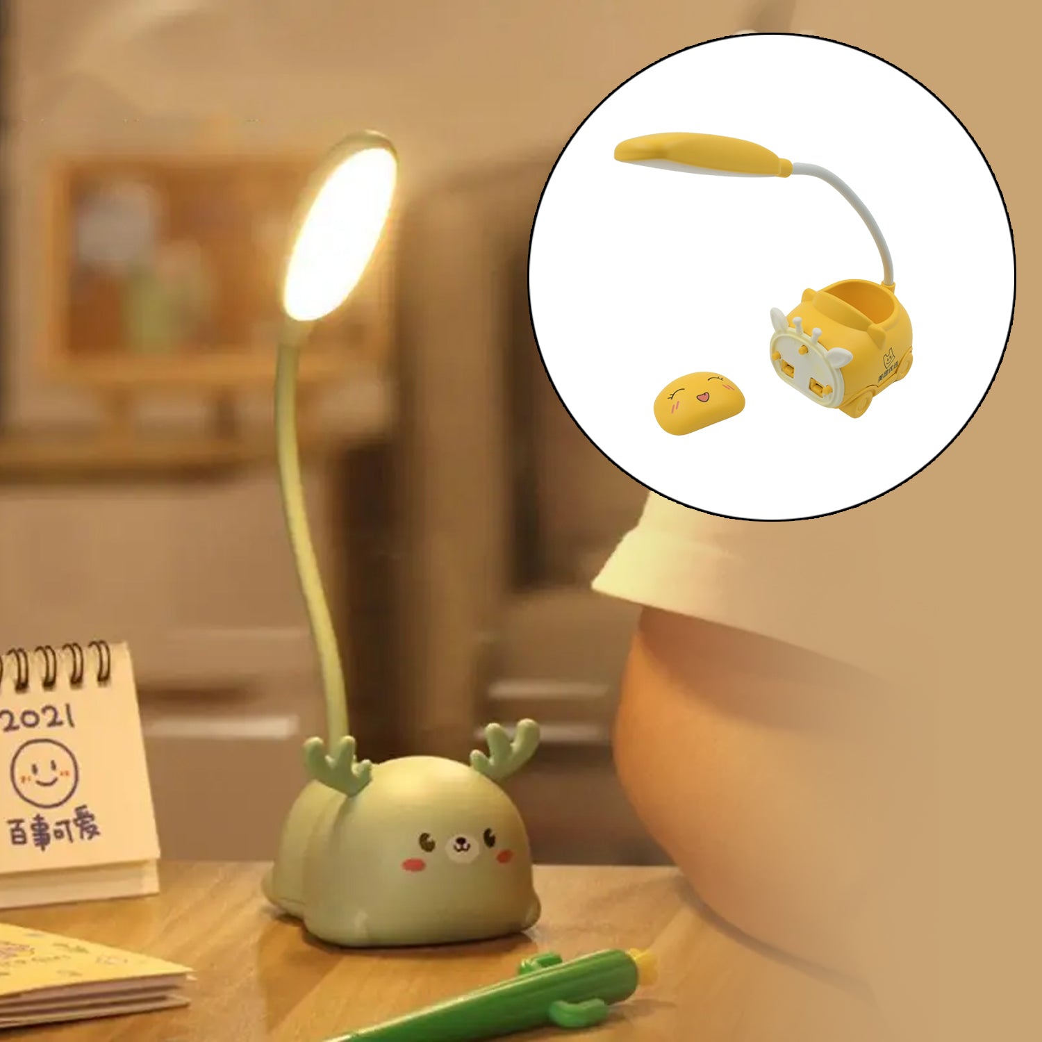 12591 Led Reading Light 360 Adjustment Usb Charging Foldable Usb Charging Desk Lamp Creative Desk Lamp Led Table Light Desk Lamp For Homes For Offices (1 Pc ) - Shop Gharse