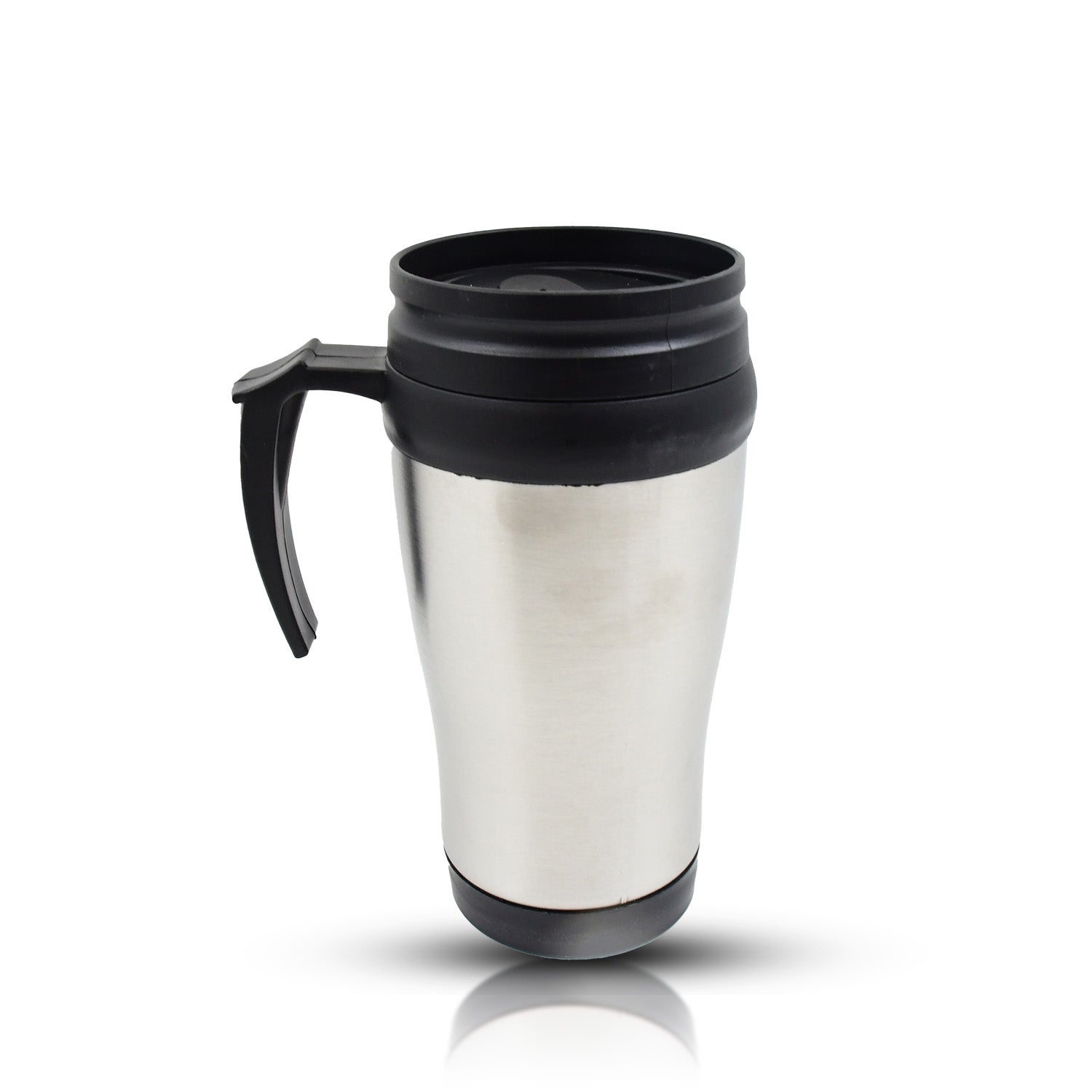 Stainless Steel Vacuum Glass Insulated Glass Coffee Cups (With Lid  Handle  1 Pc) - Shop Gharse