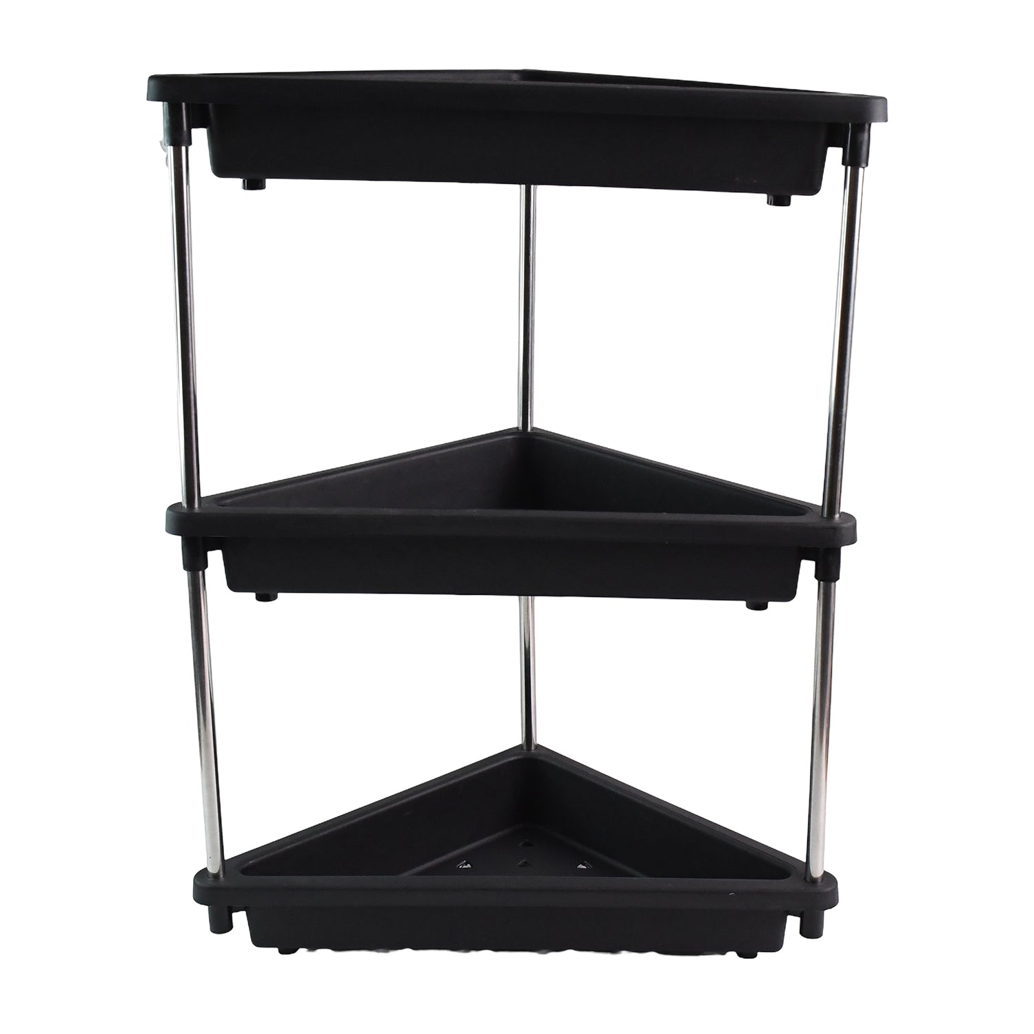 3-layer Multipurpose Plastic Corner Storage Rack - Shop Gharse