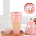 Foldable Electric Juicer Portable Blender Stainless Steel 6 Blades (500 Ml) - Shop Gharse