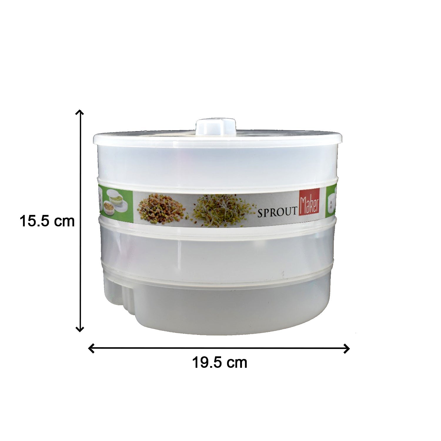 0072 Sprout Maker 4 Layer Used In All Kinds Of Household And Kitchen Purposes For Making And Blending Of Juices And Beverages Etc. - Shop Gharse