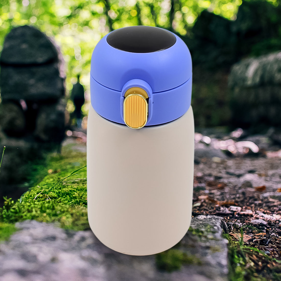 Smart Vacuum Insulated Water Bottle With Led Temperature Display (300 Ml Approx) - Shop Gharse