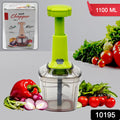 2in1 Press Vegetable Choppers For Kitchen (1100 Ml) - Shop Gharse