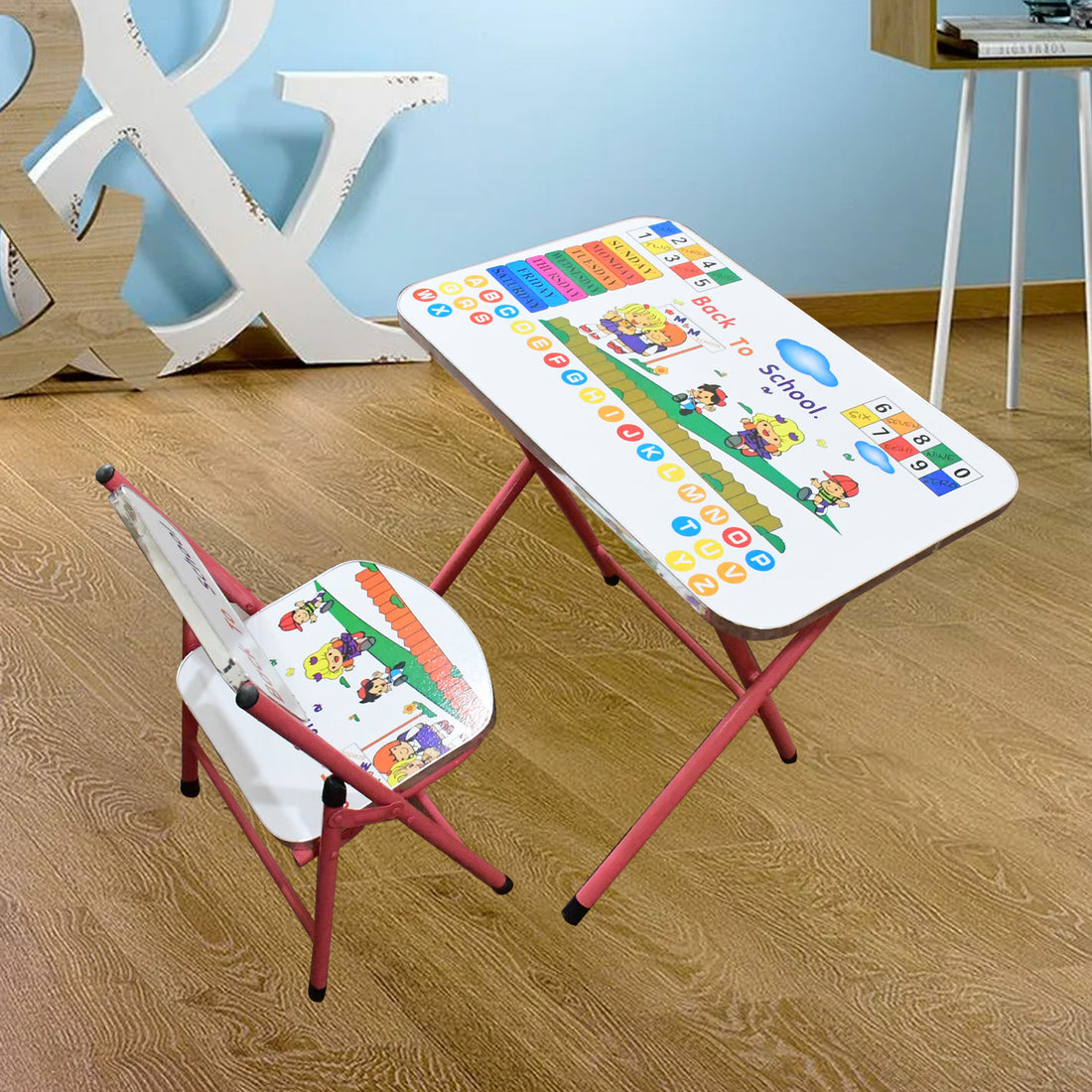Multifunction Portable Foldable Study Table  Chair (2 Pc Set) - Shop Gharse