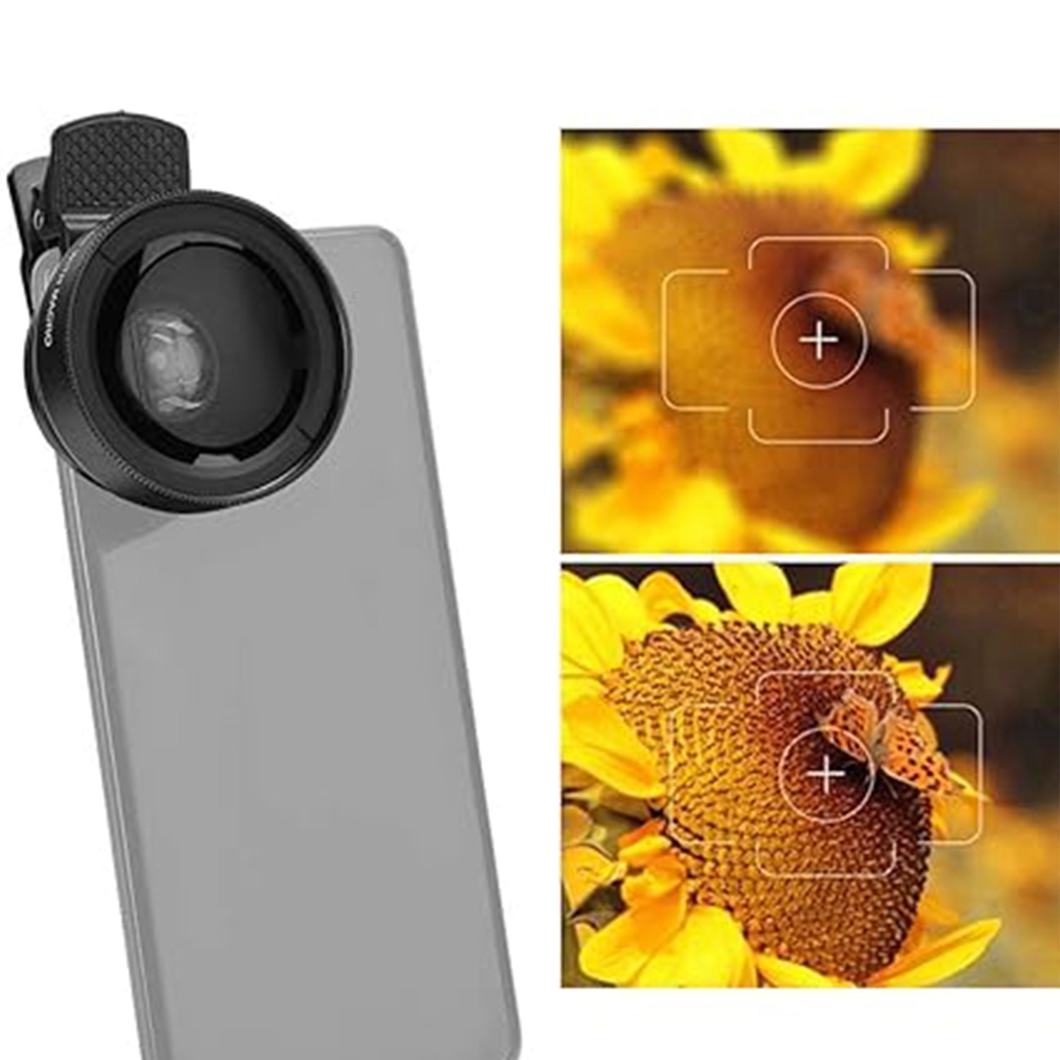 0.45x Camera Lens External Phone Lens Phone Camera Lens (With Color Box  1 Pc) - Shop Gharse