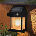 9428 Solar Wall Lights  Lamp Outdoor Wireless Dusk To Dawn Porch Lights Fixture Solar Wall Lantern With 3 Modes  Motion Sensor Waterproof Exterior Lighting With Clear Panel (1 Pc ) - Shop Gharse