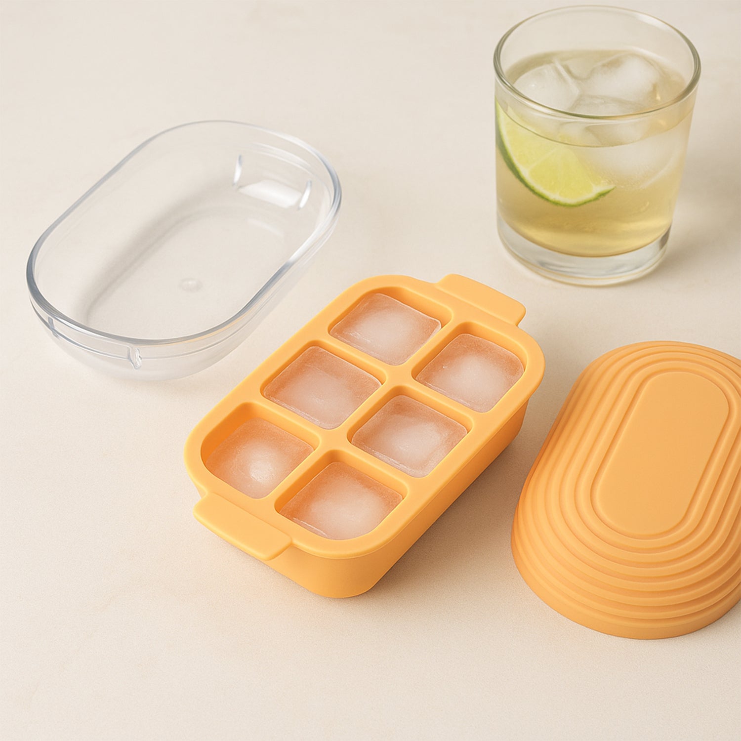 Plastic Ice Cube Tray (1 Set) - Shop Gharse