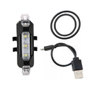 1560 Rechargeable Bicycle Front Waterproof Led Light (White) - Shop Gharse