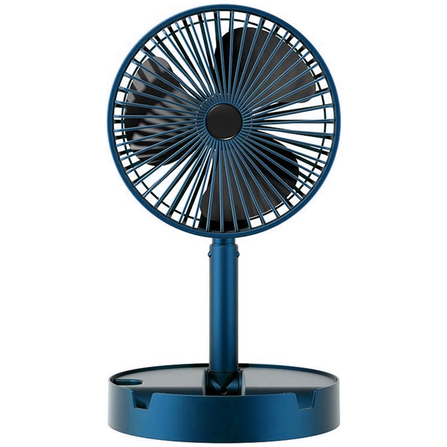 4642 Telescopic Electric Desktop Fan Height Adjustable Foldable  Portable For Travelcarry  Silent Table Top Personal Fan For Bedside Office Table (Battery Not Include) - Shop Gharse