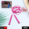 0648 3m Plastic Adjustable Wire Skipping Skip High Speed Jump Rope Cross Fit Fitness Equipment Exercise Workout - Shop Gharse