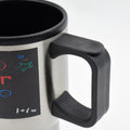 Stainless Steel Vacuum Glass Insulated Glass Coffee Cups Double Walled Travel Mug Car Coffee Mug (With Lid  Handle) - Shop Gharse