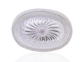 2090 Multipurpose Royal Design Oval Silver Gift Tray - Shop Gharse