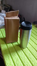 13007 Stainless Steel Vacuum Insulated Coffee Cups Double Walled Travel Mug Car Coffee Mug With Leak Proof Lid Reusable Thermal Cup For Hot Cold Drinks Coffee Tea (850ml Approx) - Shop Gharse