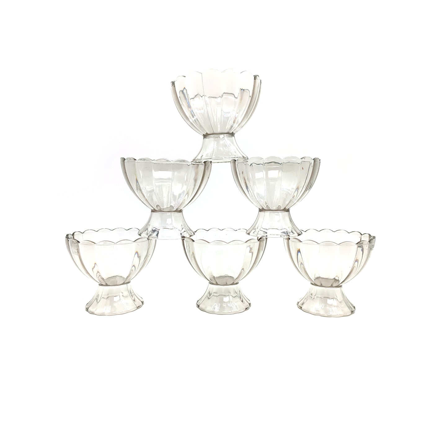 0091c Serving Dessert Bowl Ice Cream Salad Fruit Bowl - 6pcs Serving Dessert Bowl Ice Cream Salad Fruit Bowl - 6pcs - Shop Gharse
