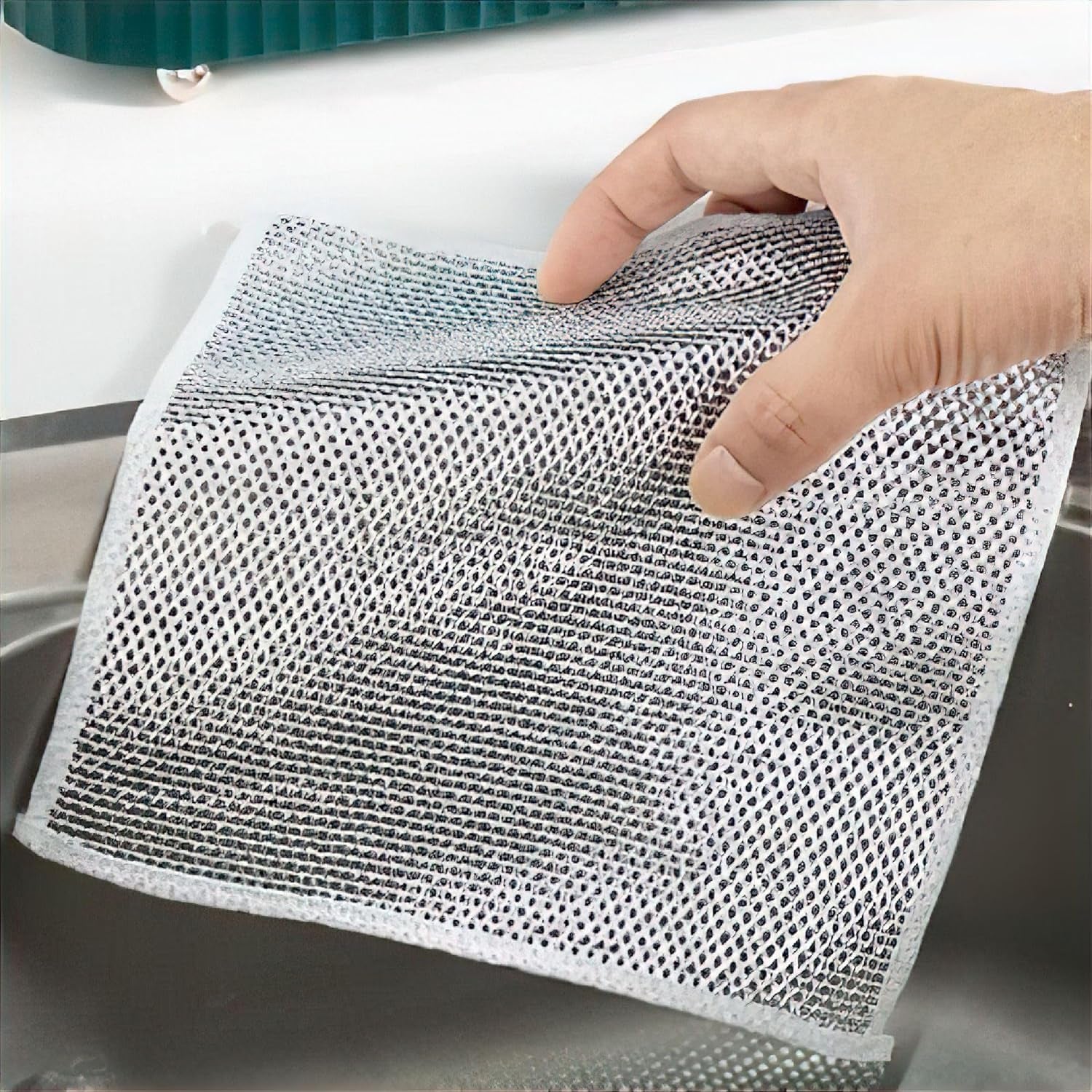One-sided Multipurpose Microfiber Cloths Scrubber (1 Pc  20x20 Cm) - Shop Gharse