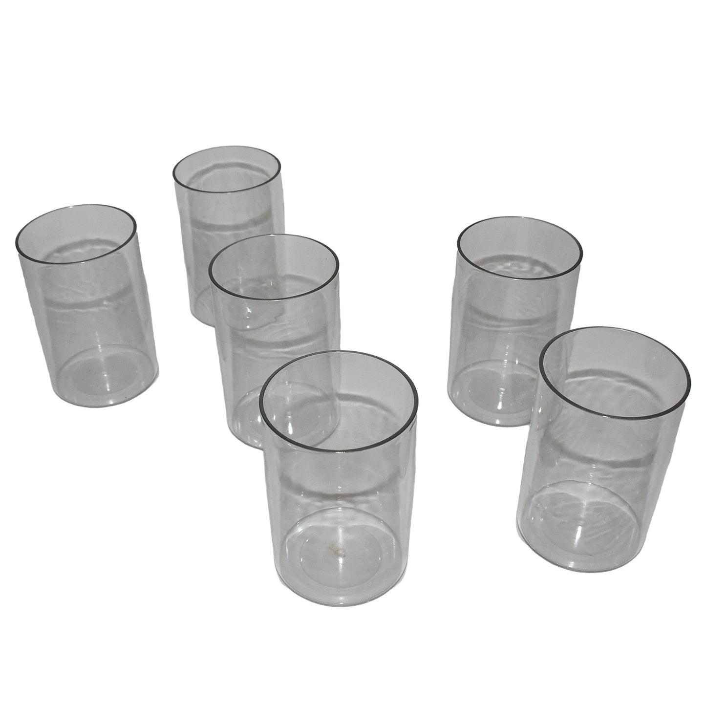 Apex Everyday Plastic Glass Set  6 Pieces Lightweight  Unbreakable - Shop Gharse