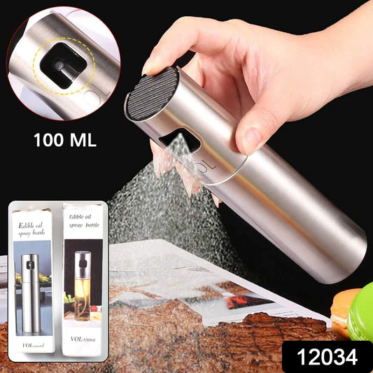 Oil Spray Bottle For Dosa  Food Grade Stainless Steel Glass Oil Spray Bottle (100 Ml) - Shop Gharse