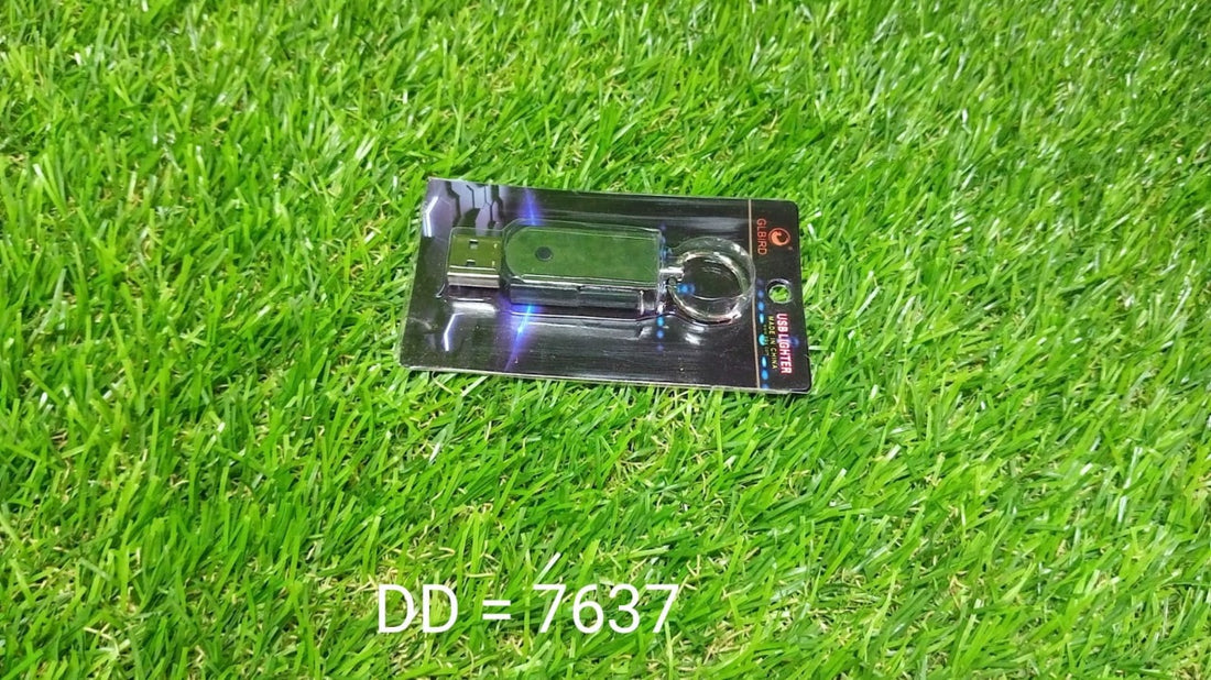 7637 Usb Mini Portable Lighters With Thin Metal Creative - Shop Gharse