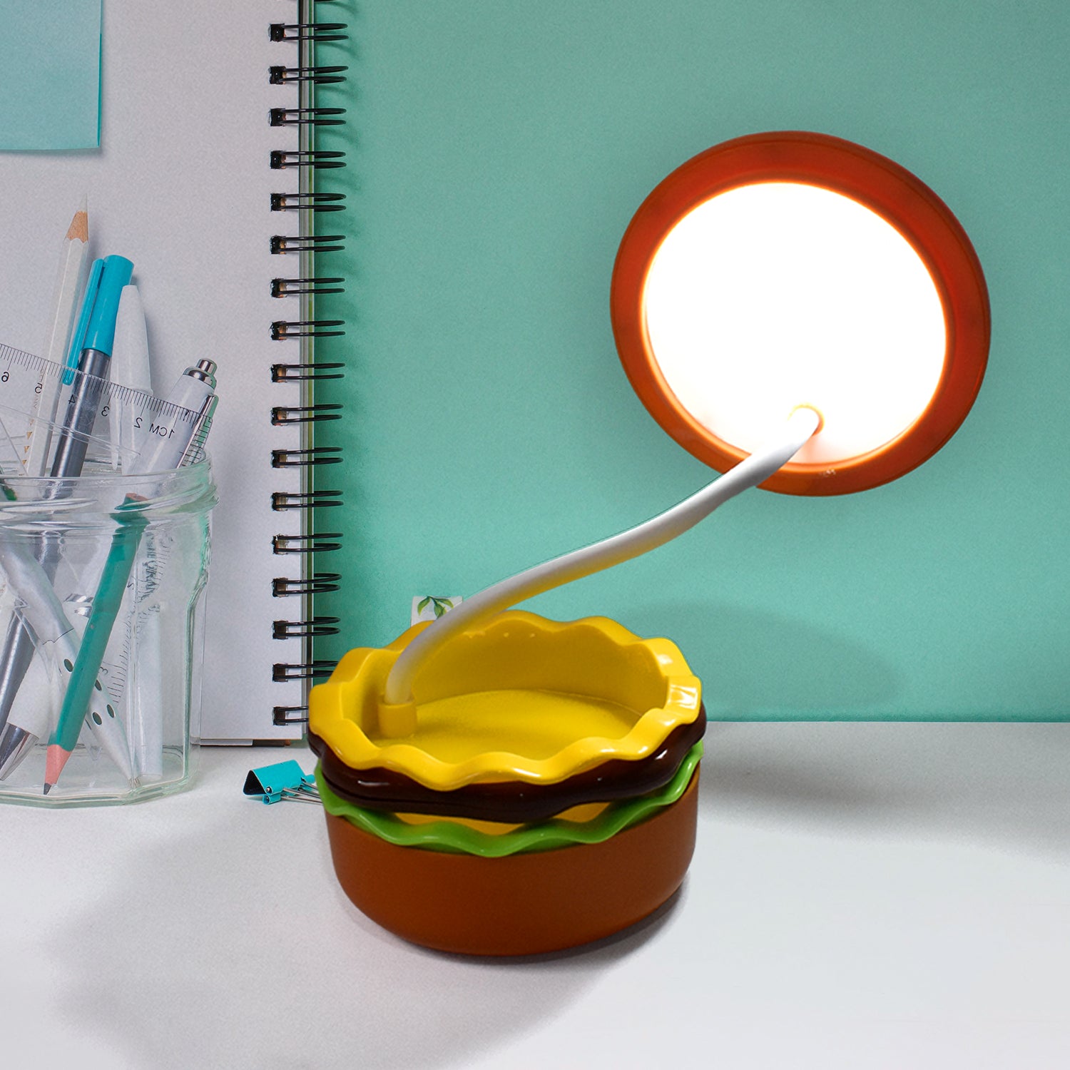 Burger Delight Folding Led Night Lamp (1 Pc) - Shop Gharse