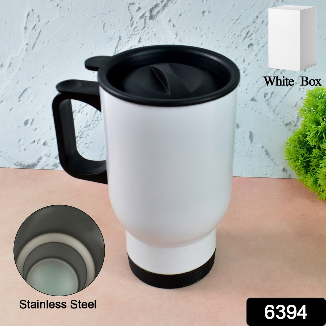 Stainless Steel Vacuum Glass Insulated Glass Coffee Cups 300ml Approx - Shop Gharse