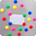 4983 White Board Magnetic Particle Circle 2cm Color Magnetic Nail Household Teaching Magnet Strong Plastic Magnetic Buckle (Pack Of 200pc) - Shop Gharse