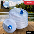 Outdoor Camping Collapsible Portable Water Container With Carry Handle Tap Valve Large Food Grade - Shop Gharse