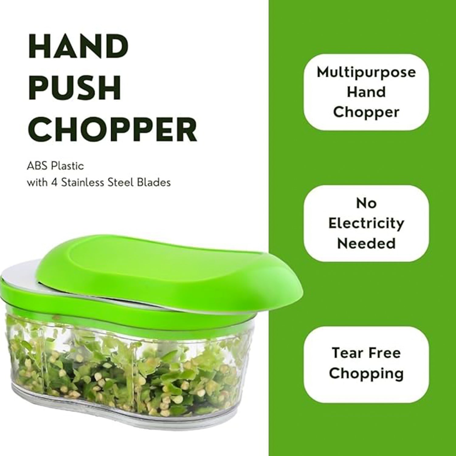 Manual Hand Push Garlic Cutter  Vegetable Chopper (1 Pc) - Shop Gharse