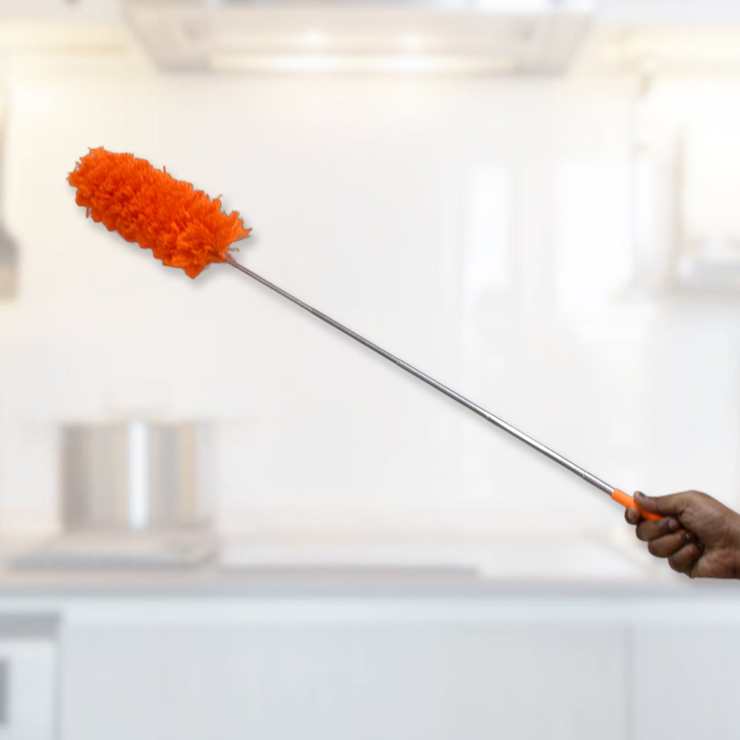 Adjustable Long Handle Microfiber Duster For Cleaning Microfiber Hand Duster Washable Microfiber Cleaning Tool Extendable Dusters For Cleaning Office Car Computer Air Condition Washable Duster - Shop Gharse