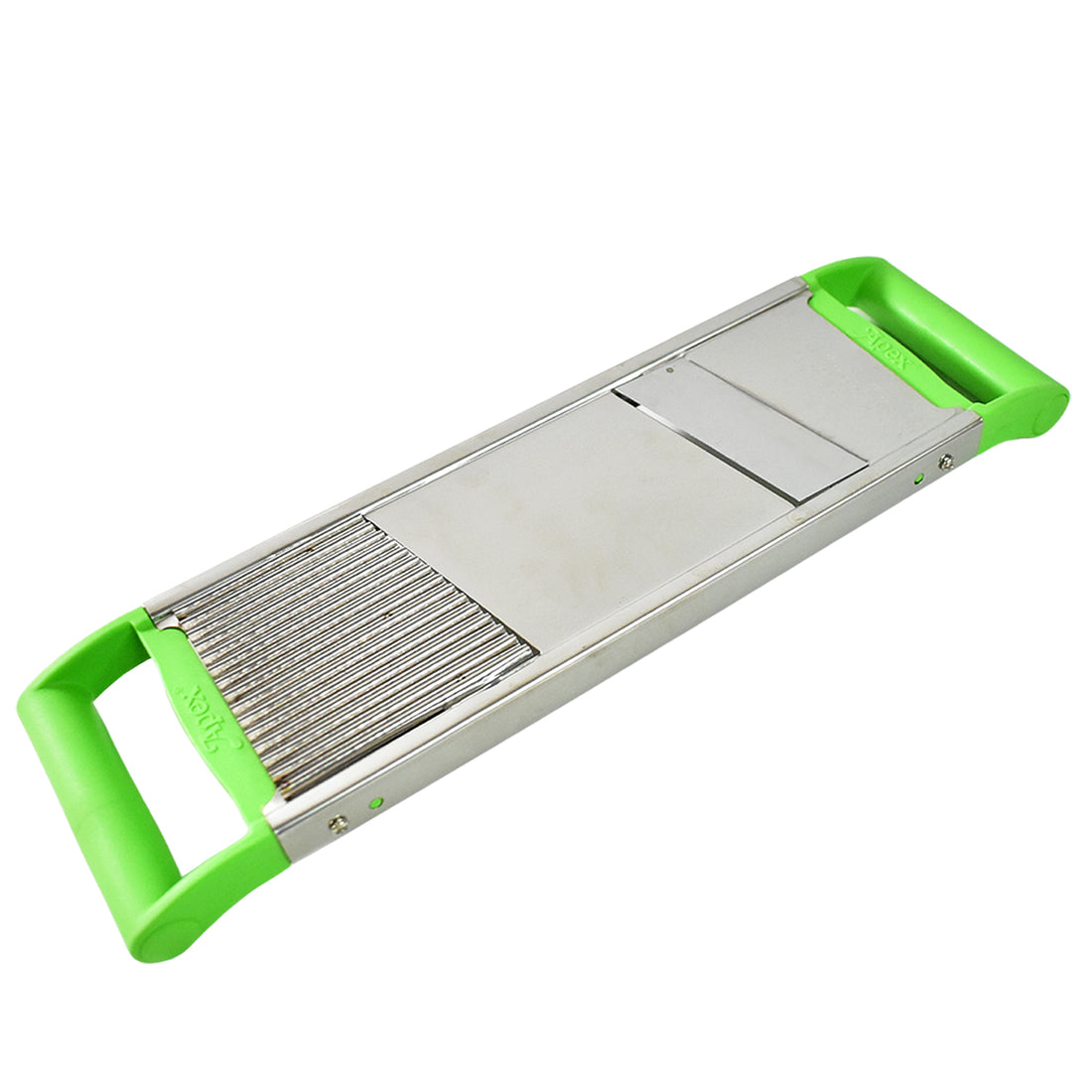 Apex Stainless Steel Vegetable Slicer (2-in-1) - Shop Gharse