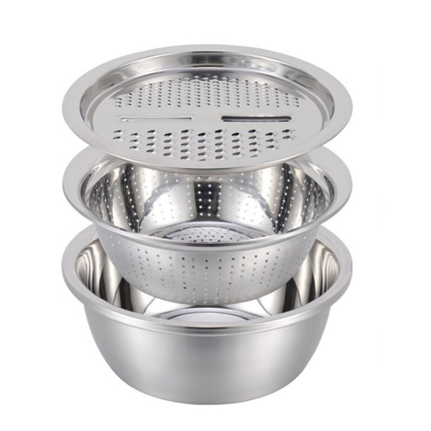 2601 3 In 1 Kitchen Multipurpose Julienne Grater Salad Maker - Shop Gharse