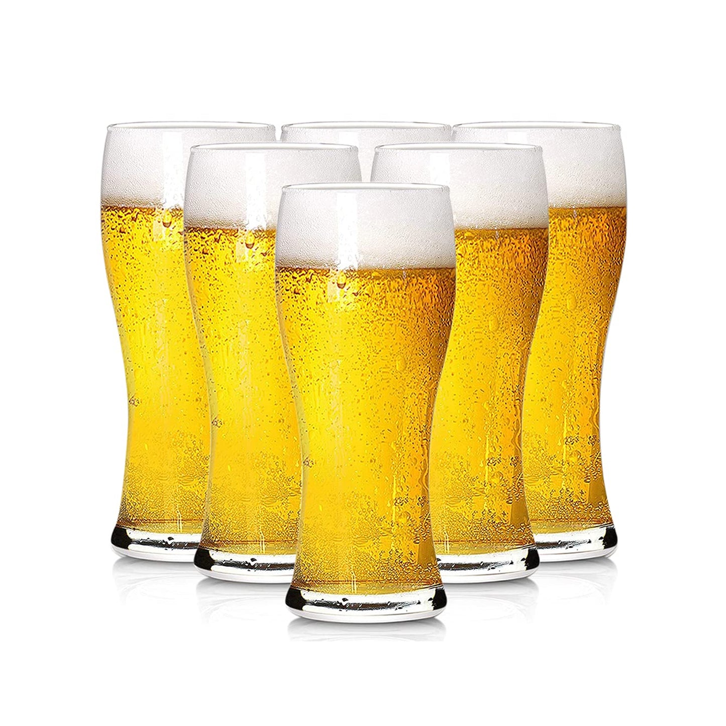 Juice Water Glass Tumbler Pure Glass (6 Pcs Set) - Shop Gharse