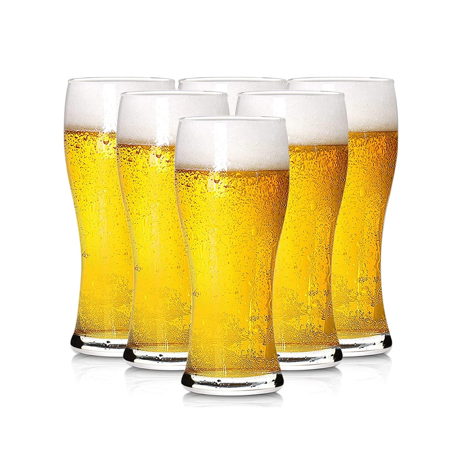 Juice Water Glass Tumbler Pure Glass (6 Pcs Set) - Shop Gharse