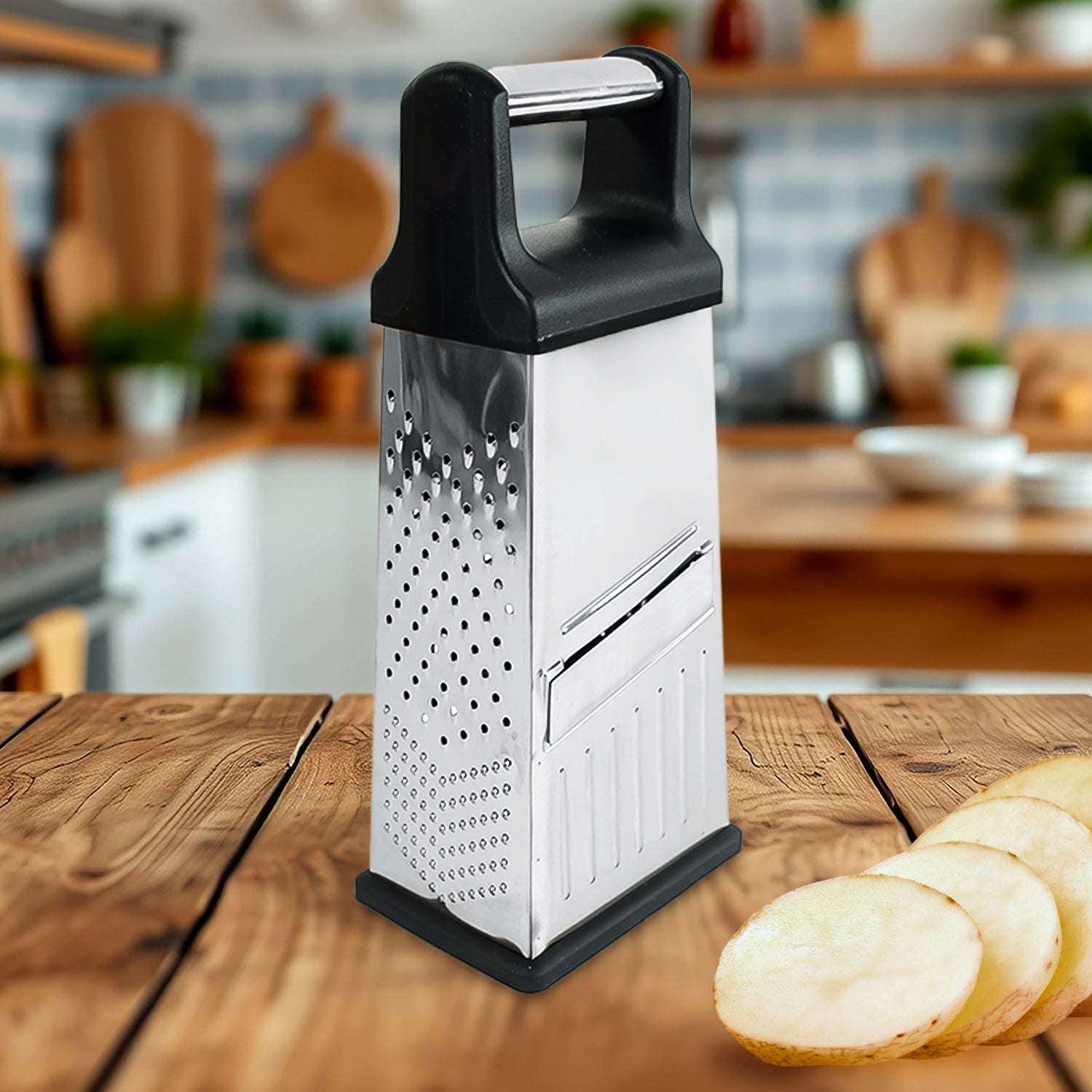 Apex 5-in-1 Master Stainless Steel Multipurpose Slicer And Grater - Shop Gharse