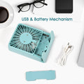 4810 Portable Desk Fan Big Table Fan 3 Step Speed Setting Fan Personal Desk Fan Suitable For Office  School  Home Use (Battery Not Include) - Shop Gharse