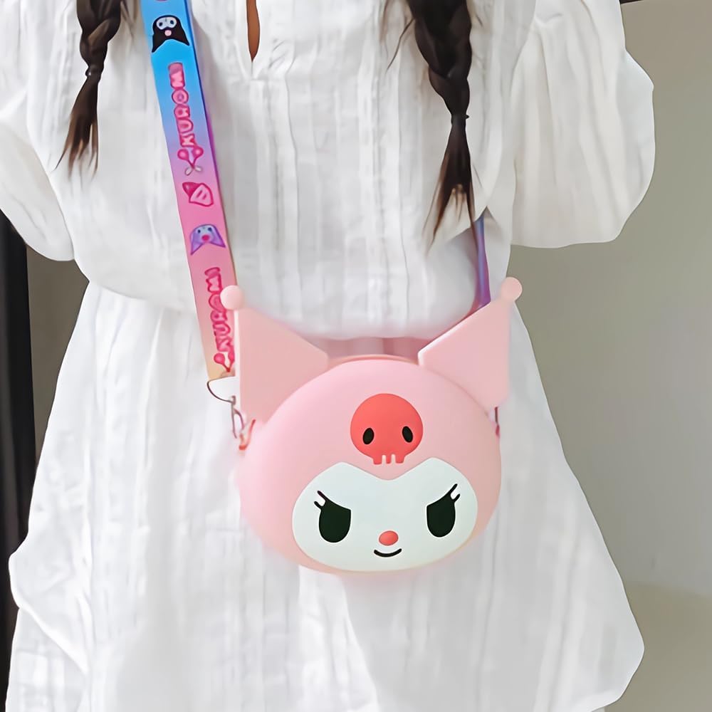 Cute Cartoon Girls Backpack Shoulder Bag Purse Portable Mini Silicone Handbag Girls Childrens Bagpurse For For Girls Women Gift Girls Bag Accessories (1 Pc Mix Color ) - Shop Gharse