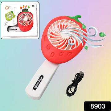 Rechargeable Handheld Mini Fan (Battery Not Included  Mix Color) - Shop Gharse