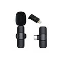 12639 Intelligent Noise Cancelling Live Streaming Clip On Microphone For Type-c  For Iphone With Charging Mini Wireless Lapel Collar Microphone - Shop Gharse