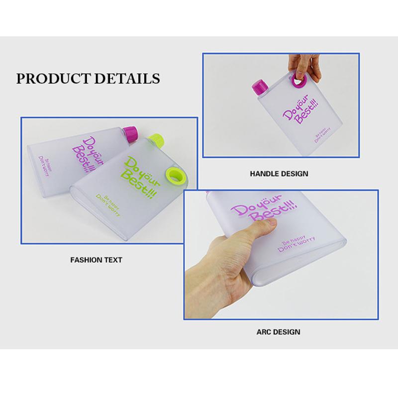 0364 Notebook Style Slim Water Bottle (380 Ml Multicolor) - Shop Gharse