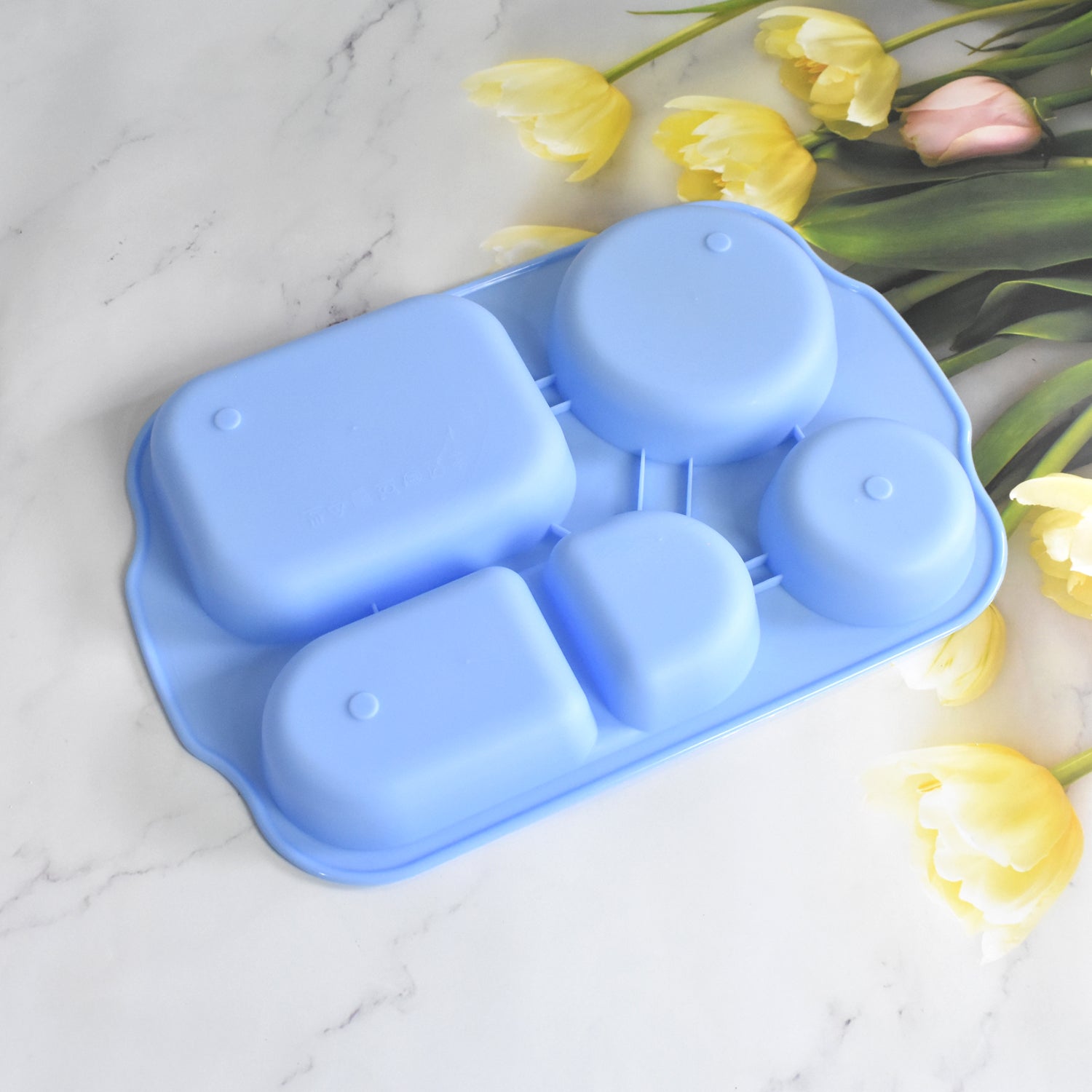 5363 Unbreakable Plastic Food Platesbiodegradable 5 Compartment Square Plate For Food - Shop Gharse