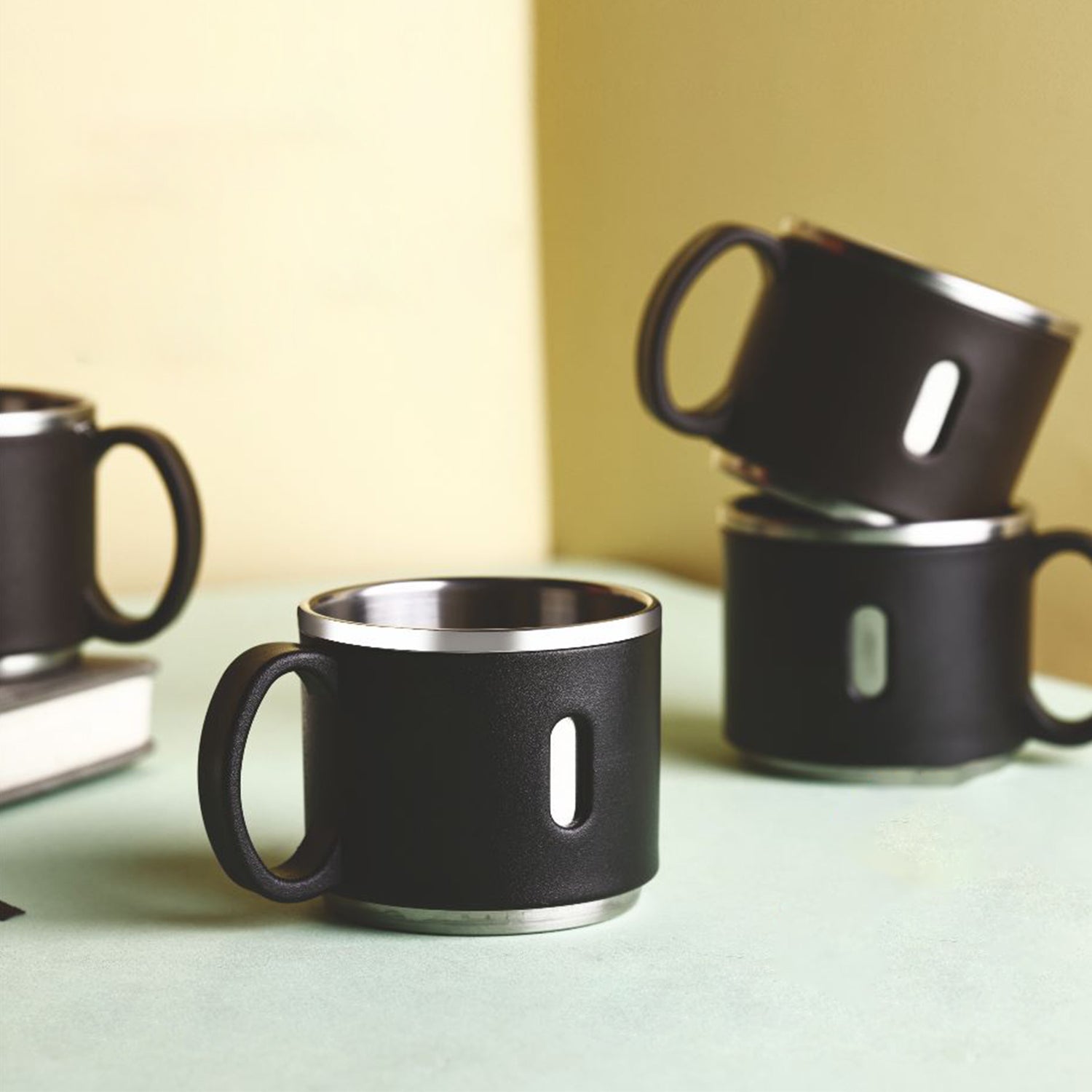 Apex Stainless Steel Desk Mug (6 Pc) - Shop Gharse
