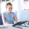 1320 Adjustable Laptop Stand Holder With Built-in Foldable Legs And High Quality Fibre - Shop Gharse