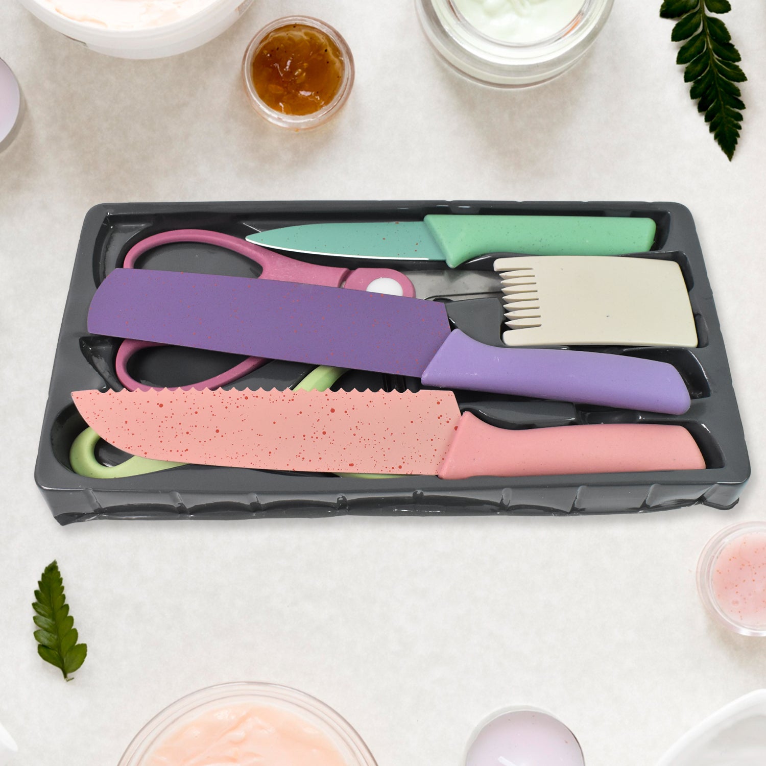 Professional Colorful Kitchen Knives Set (6 Pcs Set) - Shop Gharse