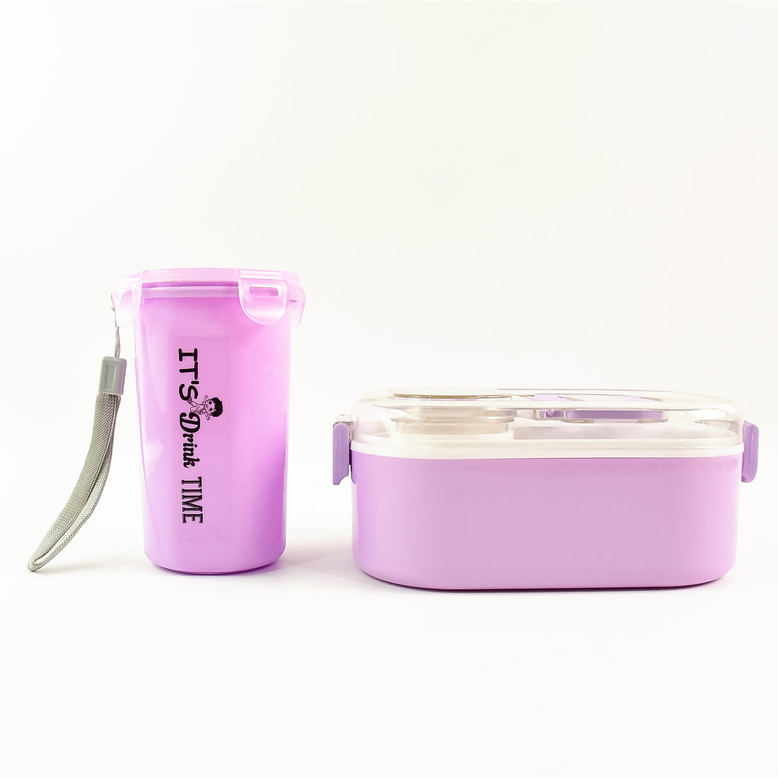 Multi-functional 1 Set Leakproof Lunch Box With Cutlery  Tumbler - Shop Gharse