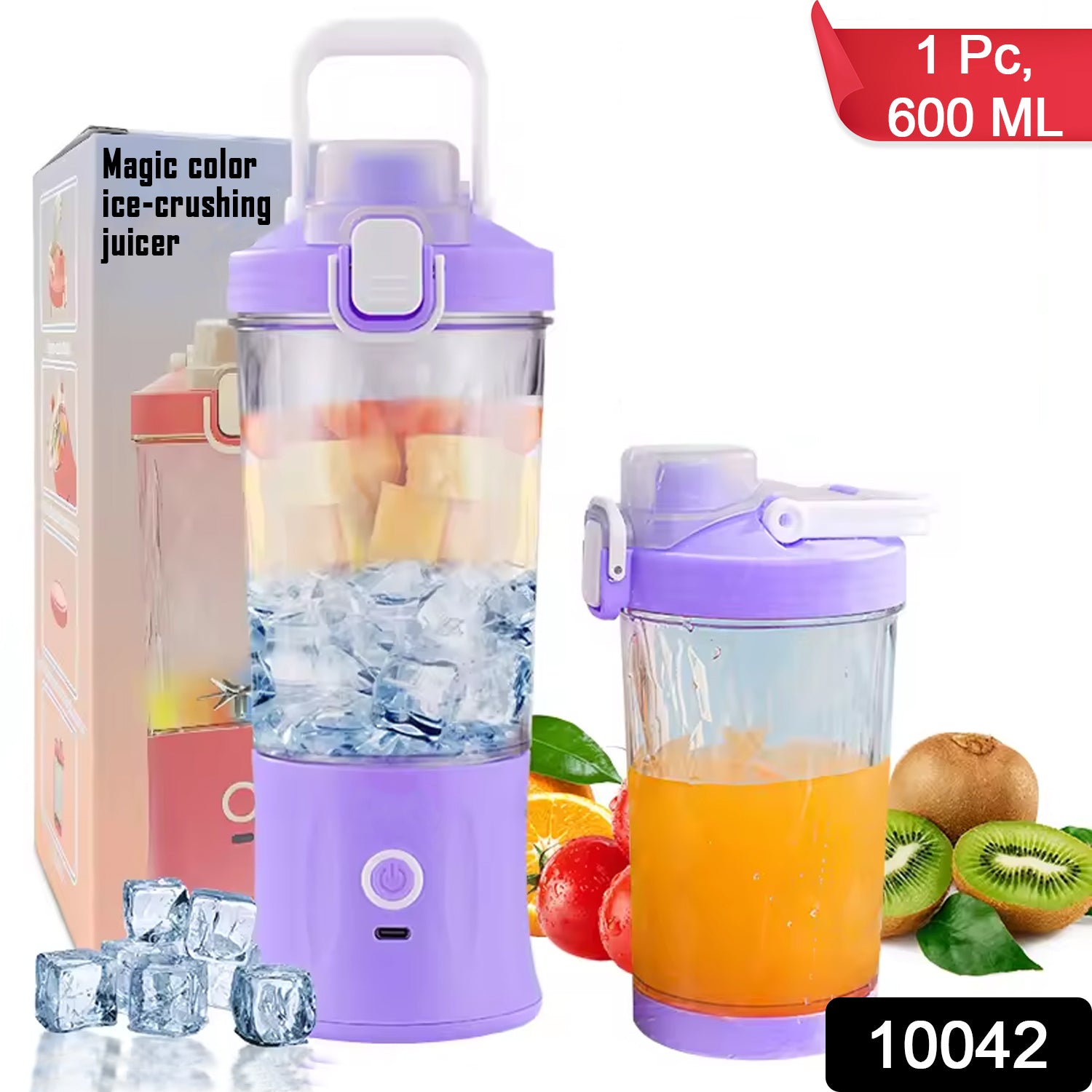 Eletric Crusher Juicer With Multicolor Light 8 Blades (600 Ml  Multicolor) - Shop Gharse